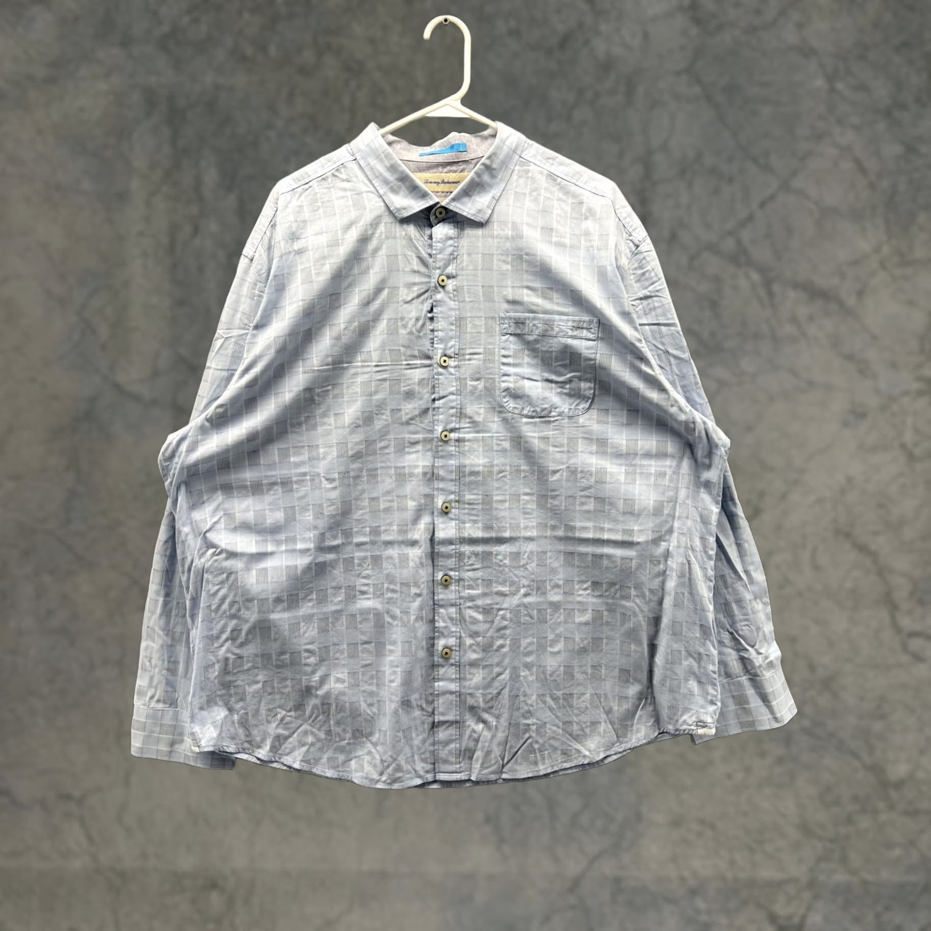 Tommy Bahama Tommy Bahama Shirt Mens 2XL Blue Long Sleeve Button Front Island Modern Fit Size US XXL / EU 58 / 5 - 1 Thumbnail