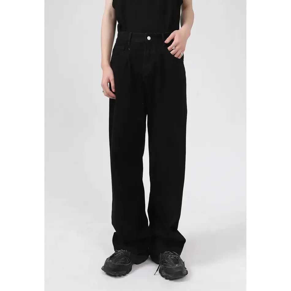 Japanese Brand Retro loose straight leg jeans Size US 32 / EU 48 - 1 Thumbnail