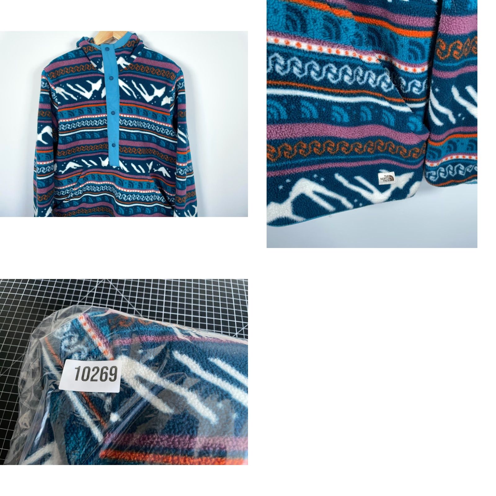 The North Face The North Face Carbondale 1/4 Snap Fleece Pullover Men’s XL Fair Isle Hooded Shirt Size US XL / EU 56 / 4 - 9 Thumbnail