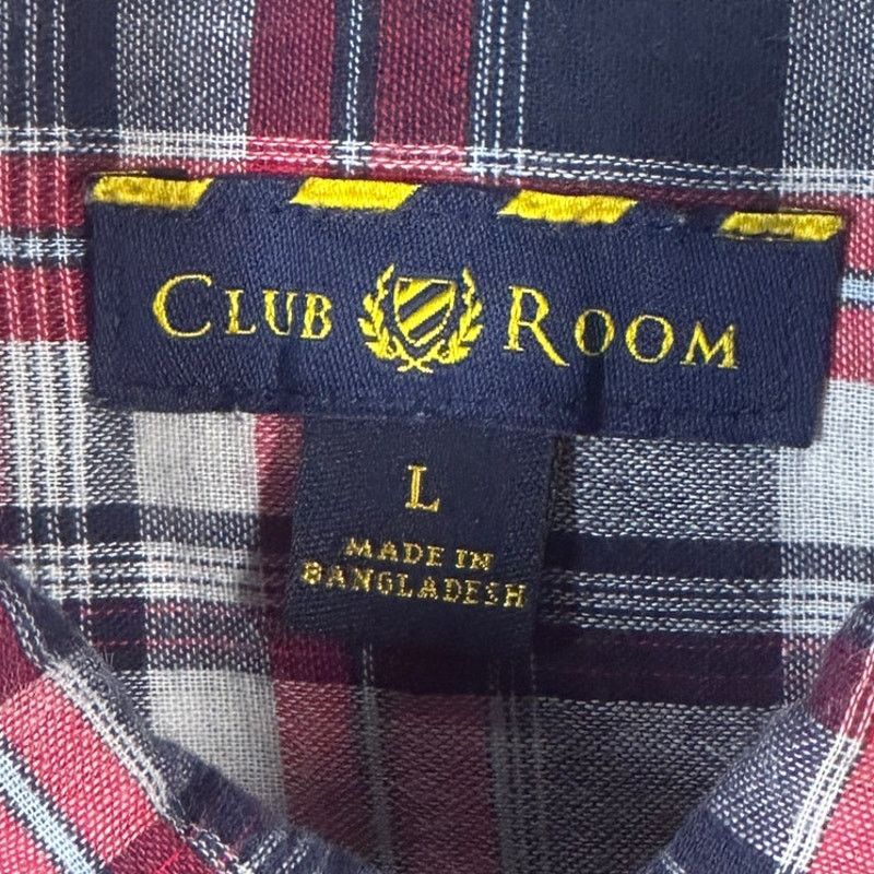 Club Room Club Room Men’s Large Check Shirt | Casual Button Down Size US L / EU 52-54 / 3 - 3 Thumbnail