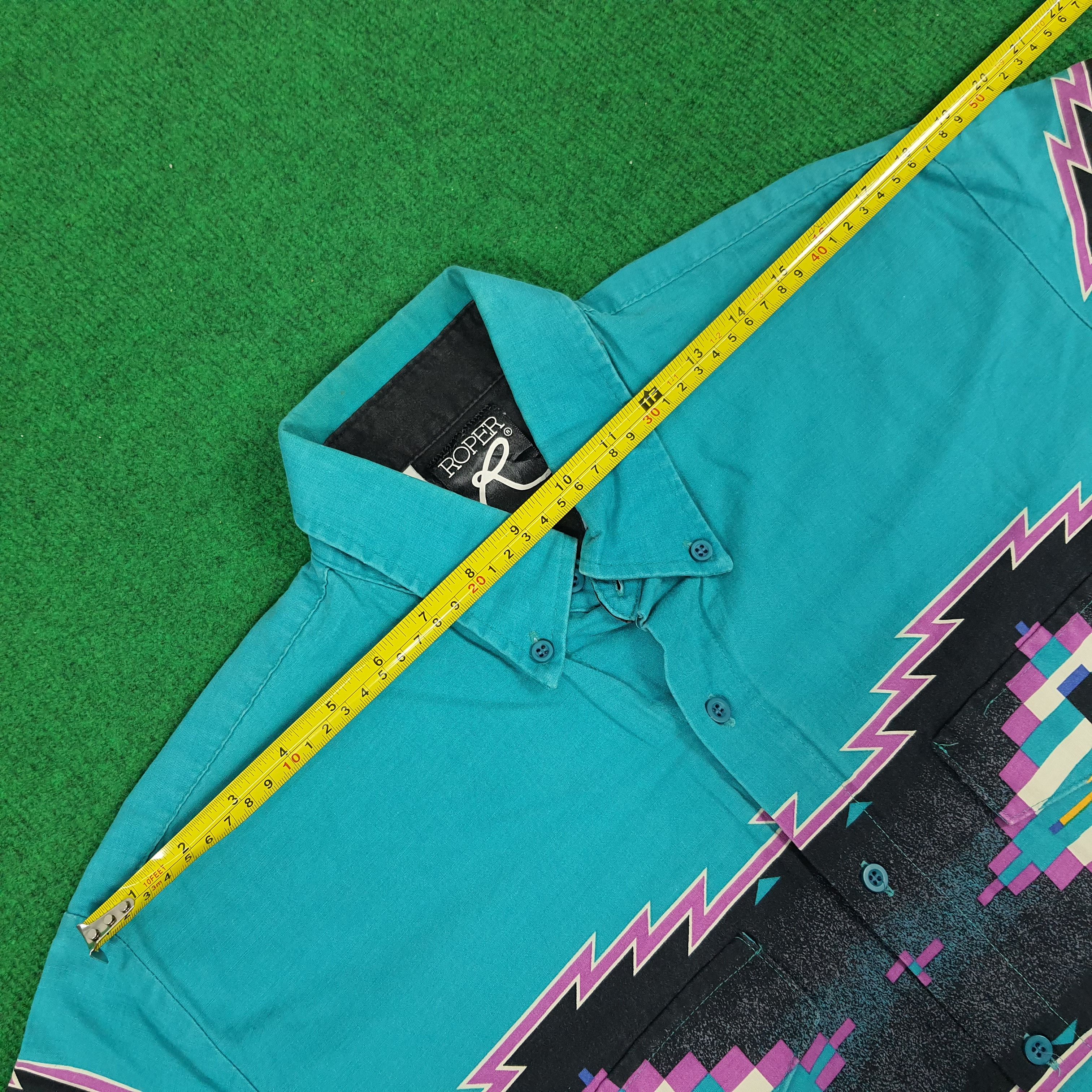 Designer × Roper Vintage ROPER Preppy Design 90s Fashion Style Button Shirt Size US M / EU 48-50 / 2 - 7 Thumbnail