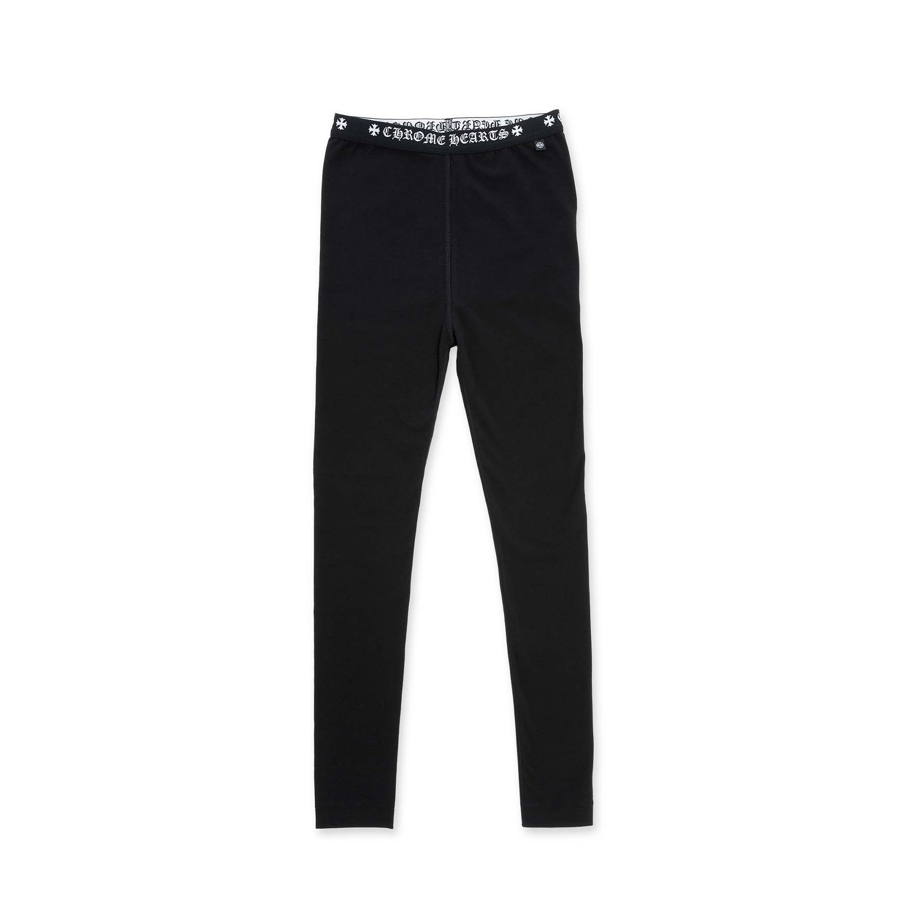 Chrome Hearts Chrome Hearts Black Horseshoe Logo Stretch Leggings Size 27" / US 4 / IT 40 - 2 Thumbnail