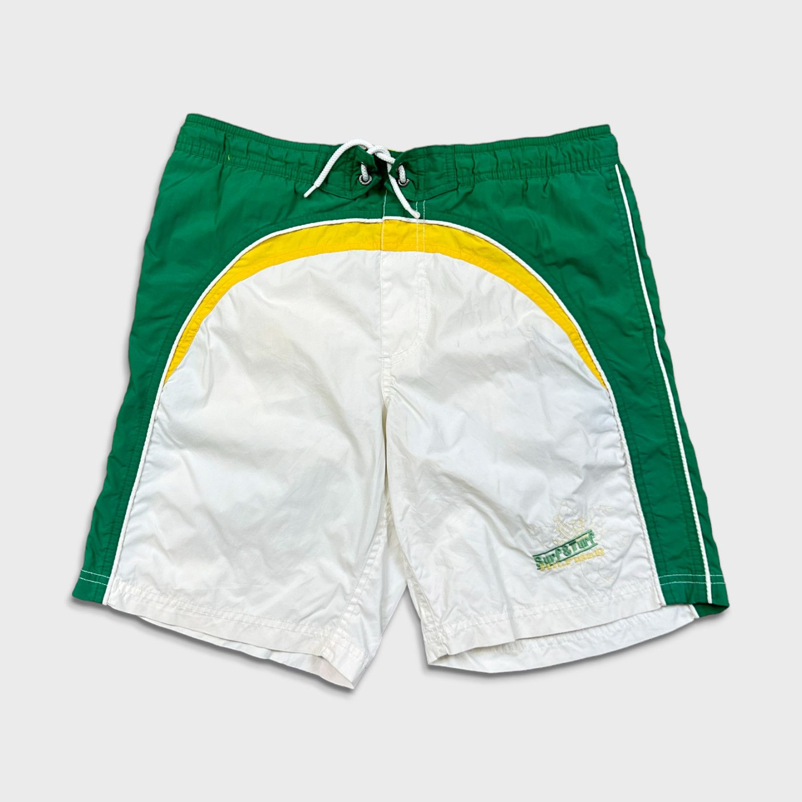 Tommy Hilfiger × Vintage Tommy Hilfiger Shorts Large Pocketed Lined Swimming Trunks Size US 32 / EU 48 - 1 Thumbnail