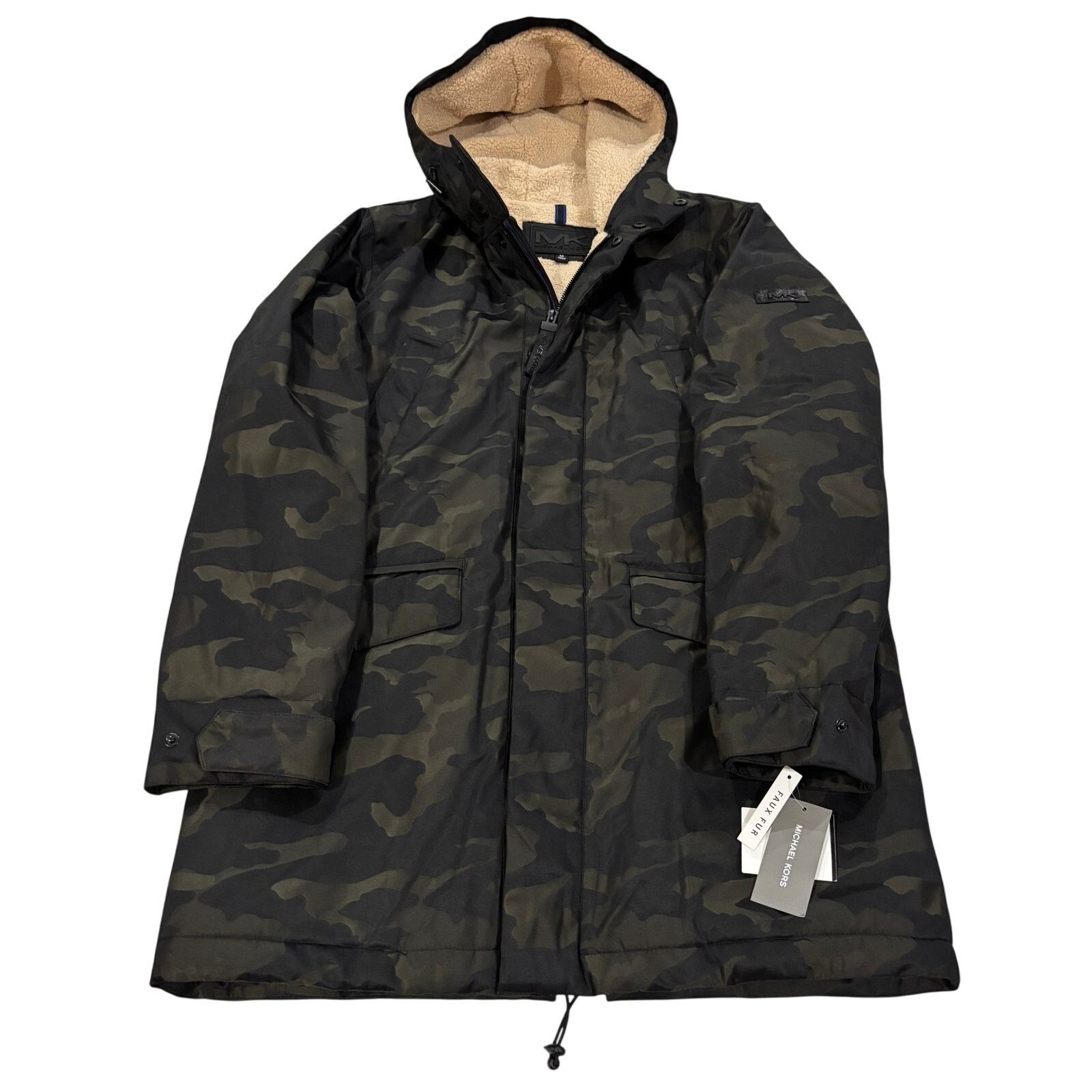 Michael Kors *R44 MICHAEL KORS Camo Parka Faux Shearling Lining Medium Size US M / EU 48-50 / 2 - 1 Thumbnail