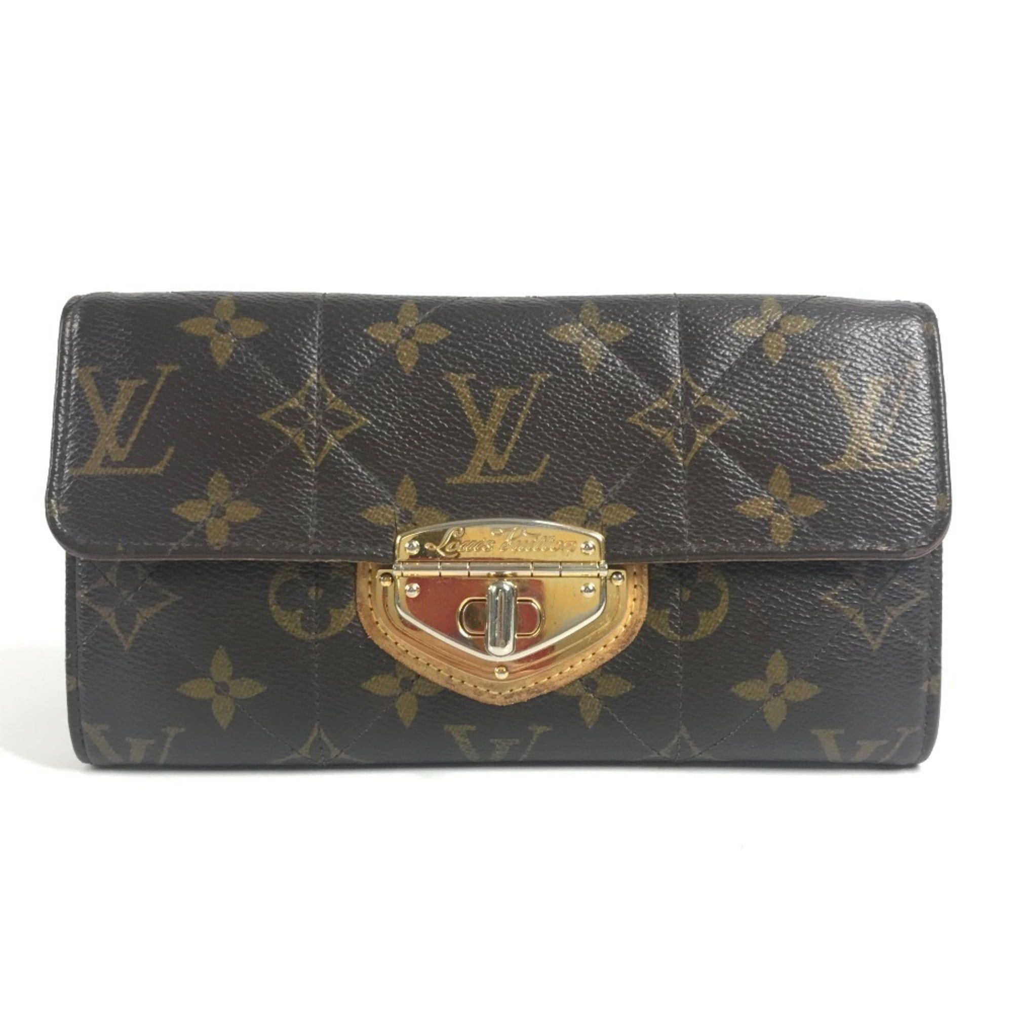 Louis Vuitton LOUIS VUITTON M66556 Monogram Etoile Portefeuille Sarah Long Wallet Flap Canvas Men's Women's Brown Size ONE SIZE - 1 Thumbnail