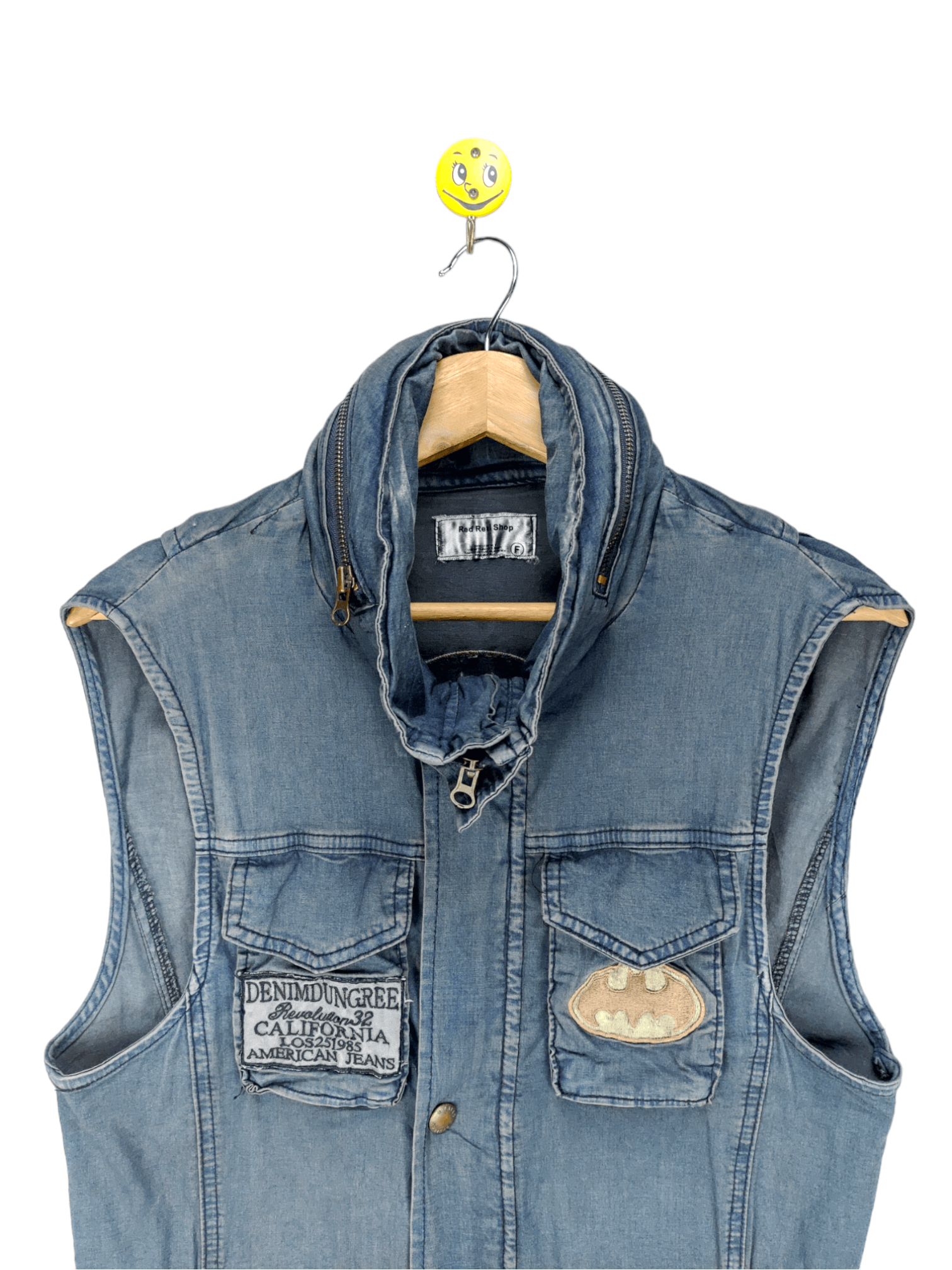 DC Comics Steals🔥Vest Zip Up Gotham City Patched Size US S / EU 44-46 / 1 - 5 Thumbnail