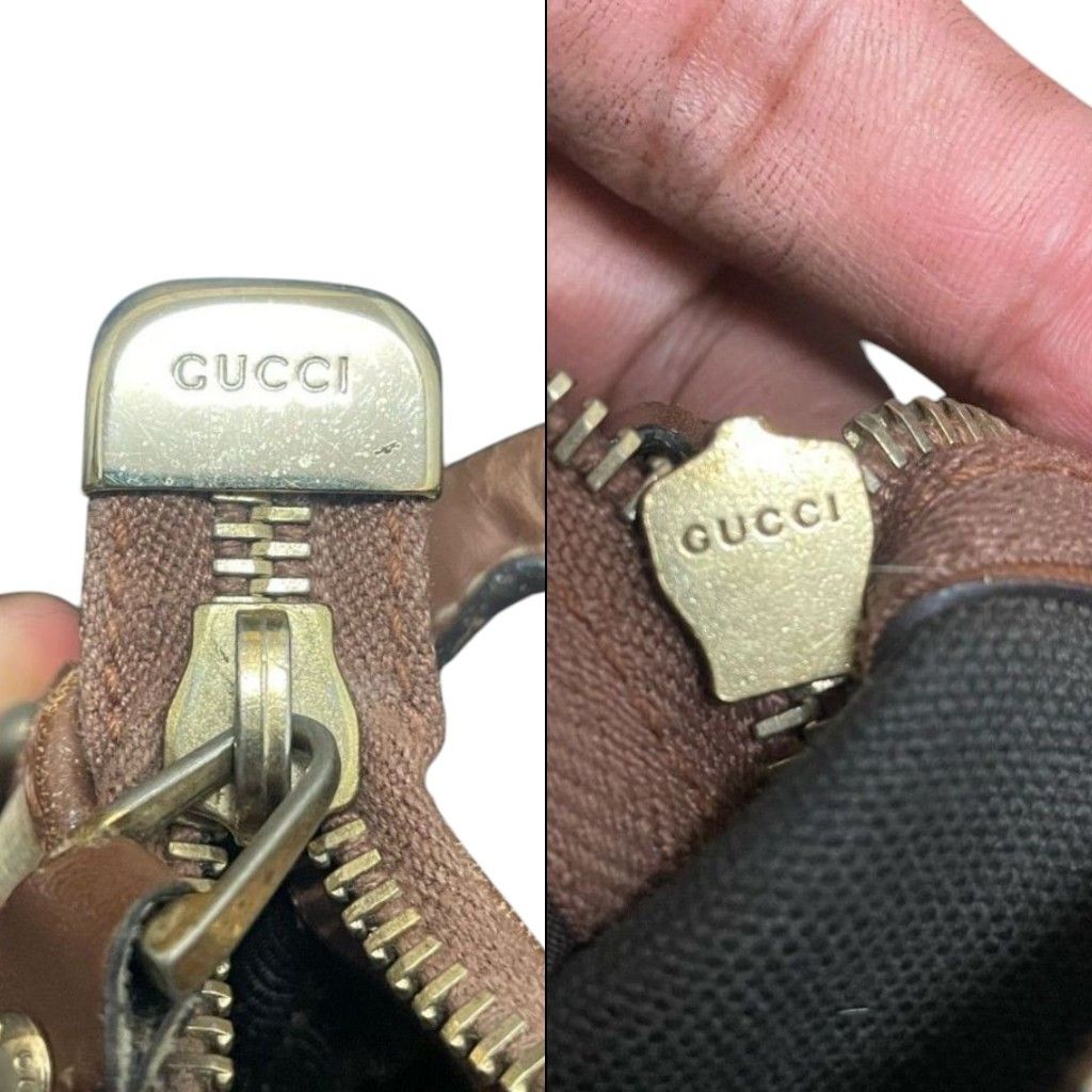 Gucci GUCCI GG Supreme Shoulder Bag Coated canvas Leather Size ONE SIZE - 4 Thumbnail