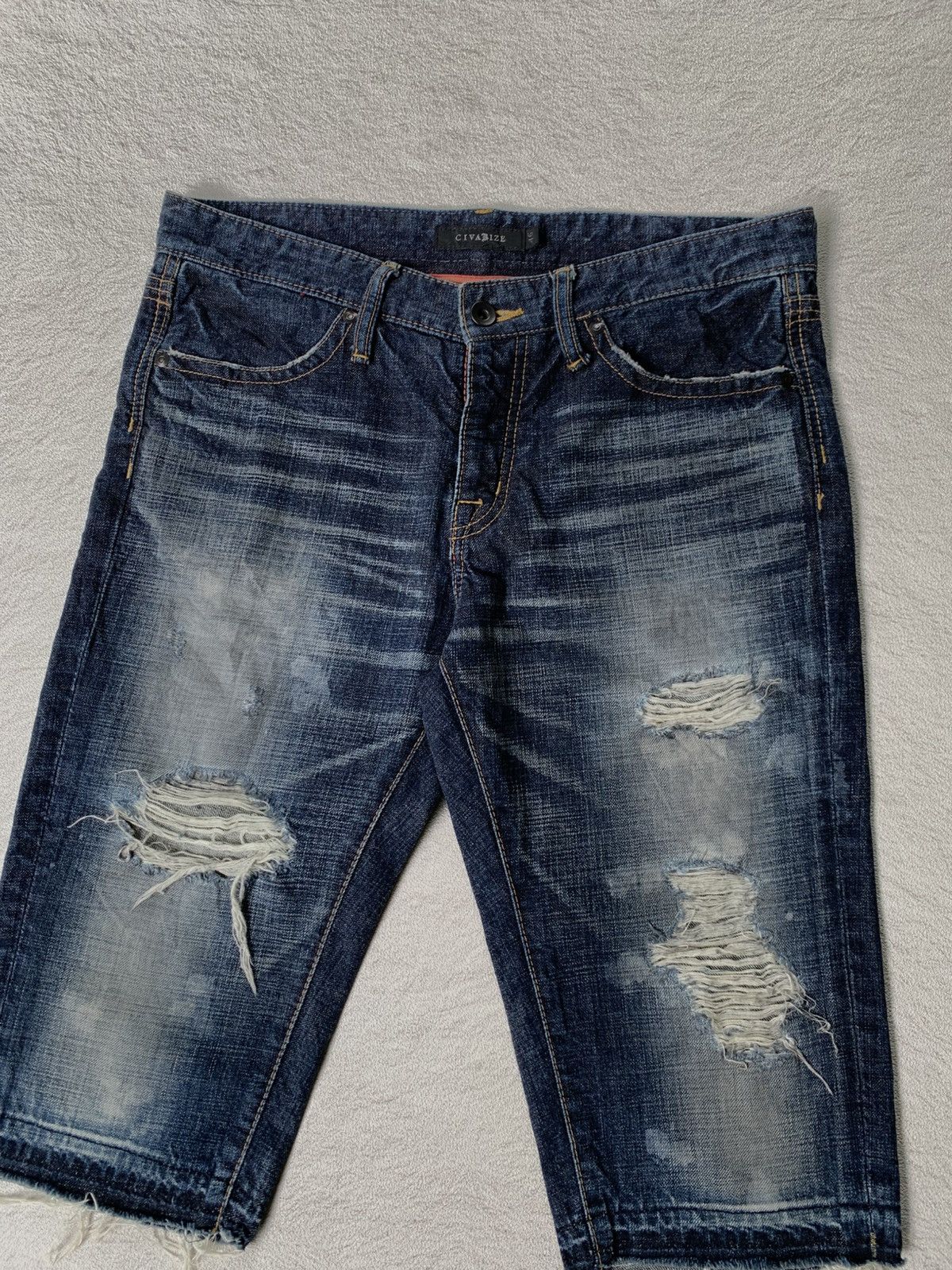 CIVARIZE Civarize Distressed Short Pants Size US 32 / EU 48 - 3 Thumbnail