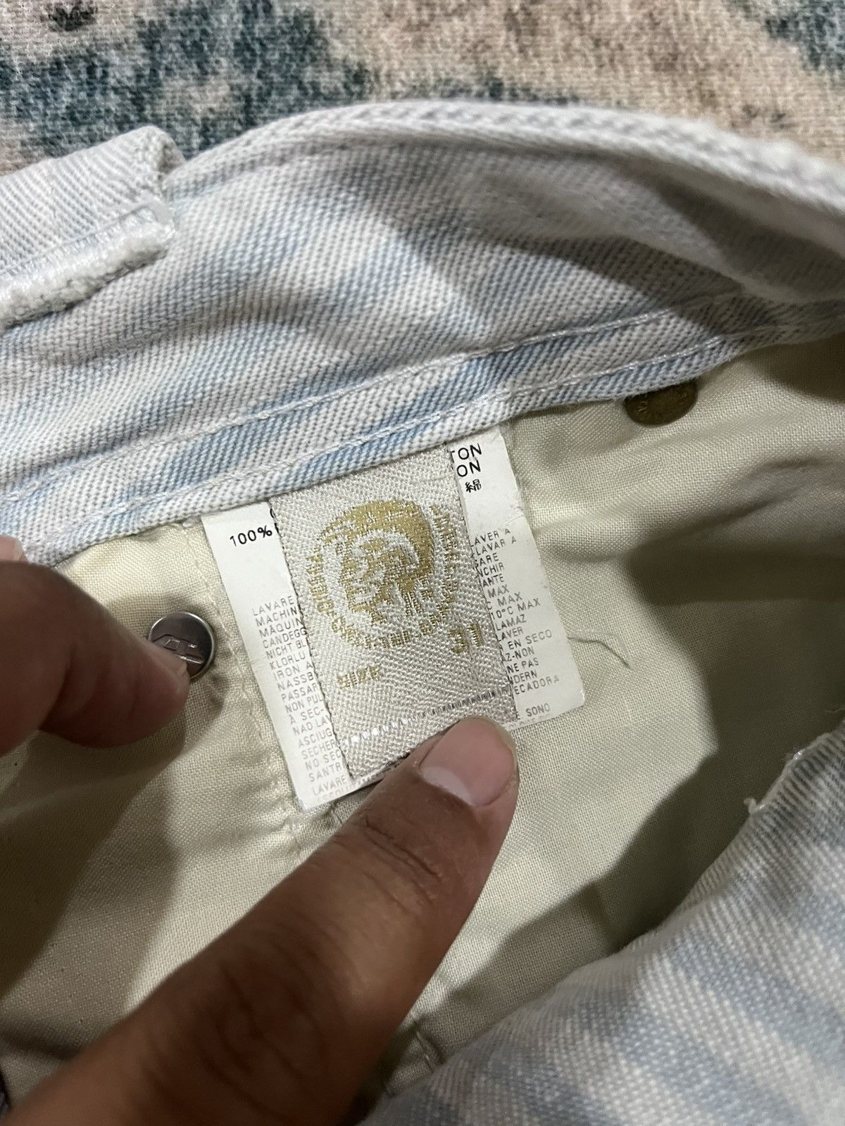 Diesel Slylow striped denim Size US 31 - 15 Thumbnail