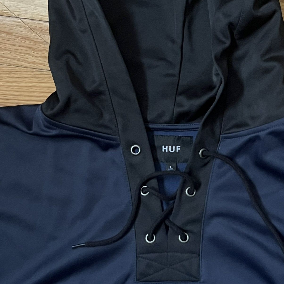 Huf HUF Hockey-Inspired Hoodie - Navy/Black - Size L Size US L / EU 52-54 / 3 - 6 Thumbnail