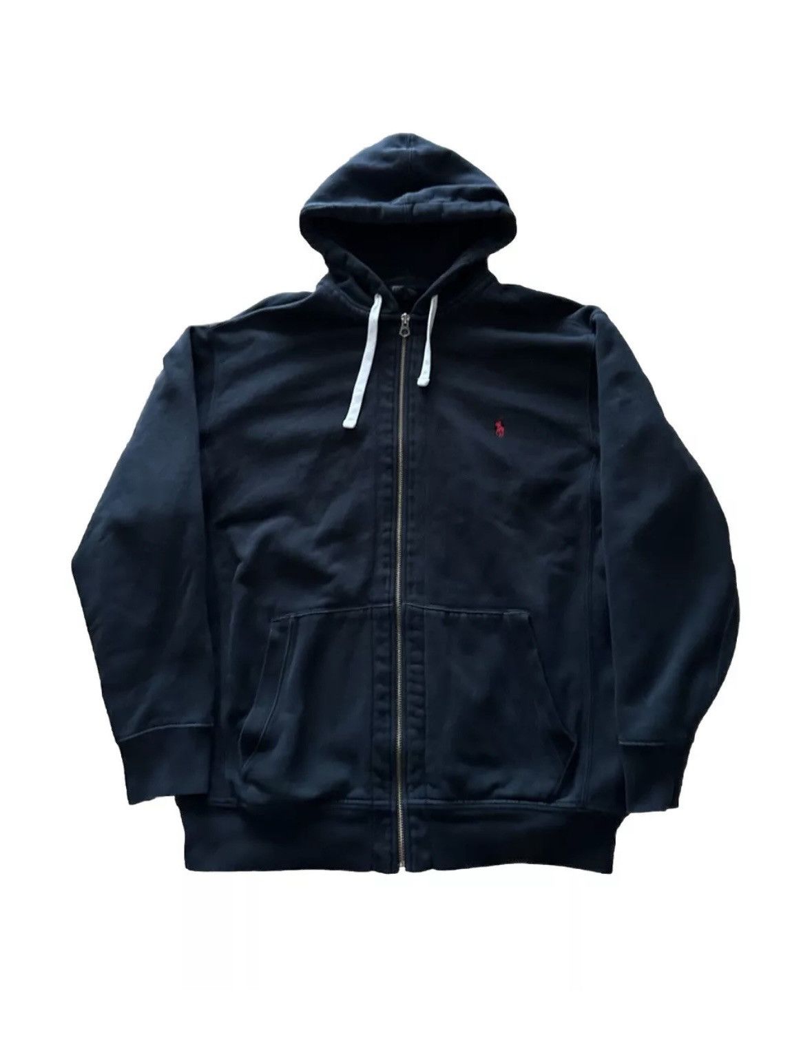 Polo Ralph Lauren × Vintage Vintage Polo Ralph Lauren Zip Up Tall Hoodie Size US XXL / EU 58 / 5 - 1 Thumbnail