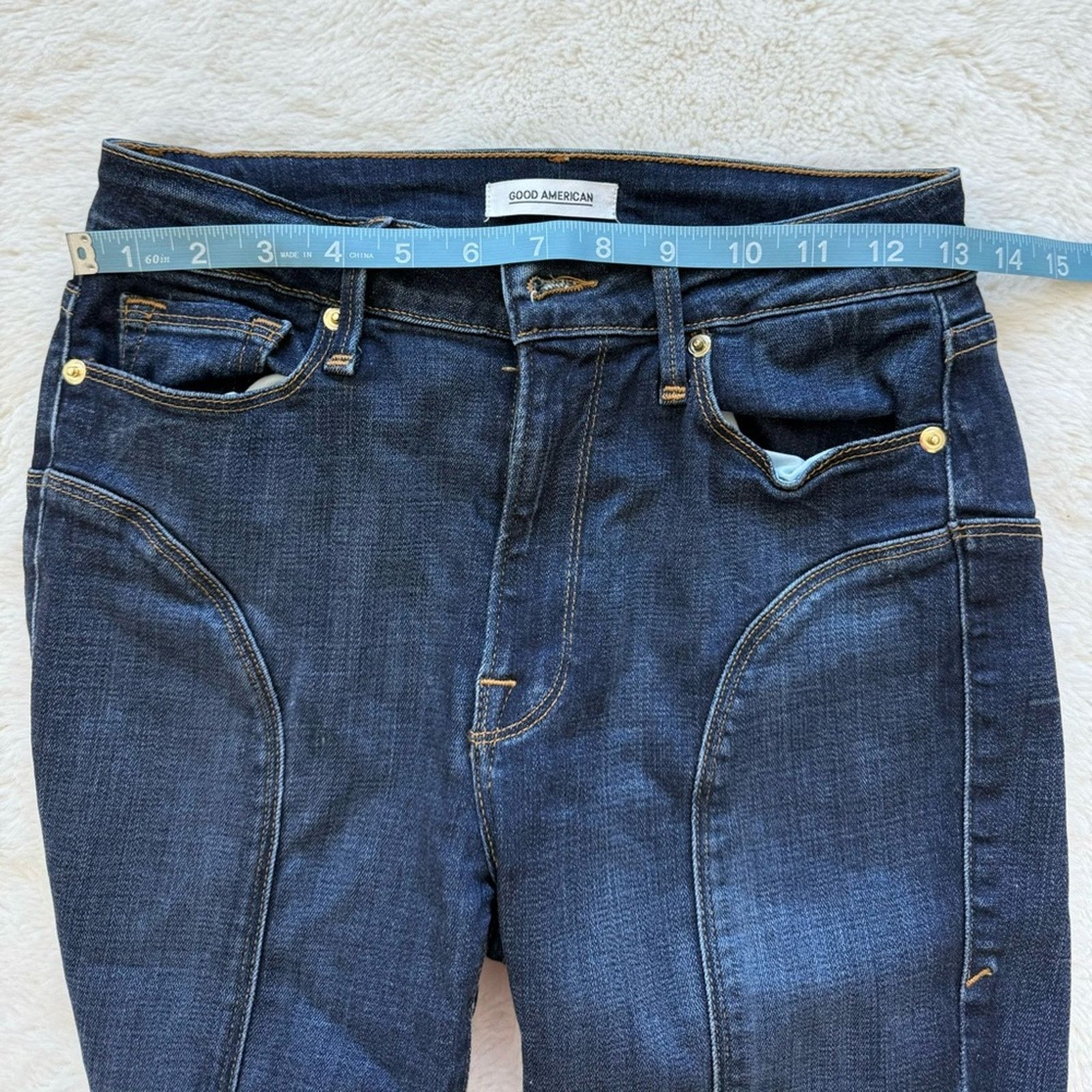 Good American Good American women skinny jeans size 2/26 US Size 26" / US 2 / IT 38 - 6 Thumbnail
