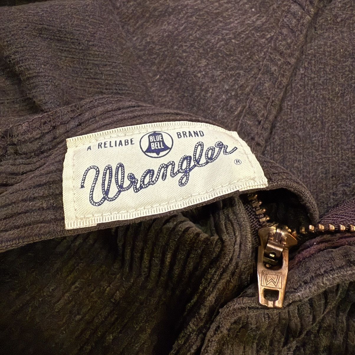 14th Addiction 🔥🇯🇵 Vintage 90s Corduroy Wrangler Blue Bell Wideleg Denim Size US 35 - 11 Thumbnail