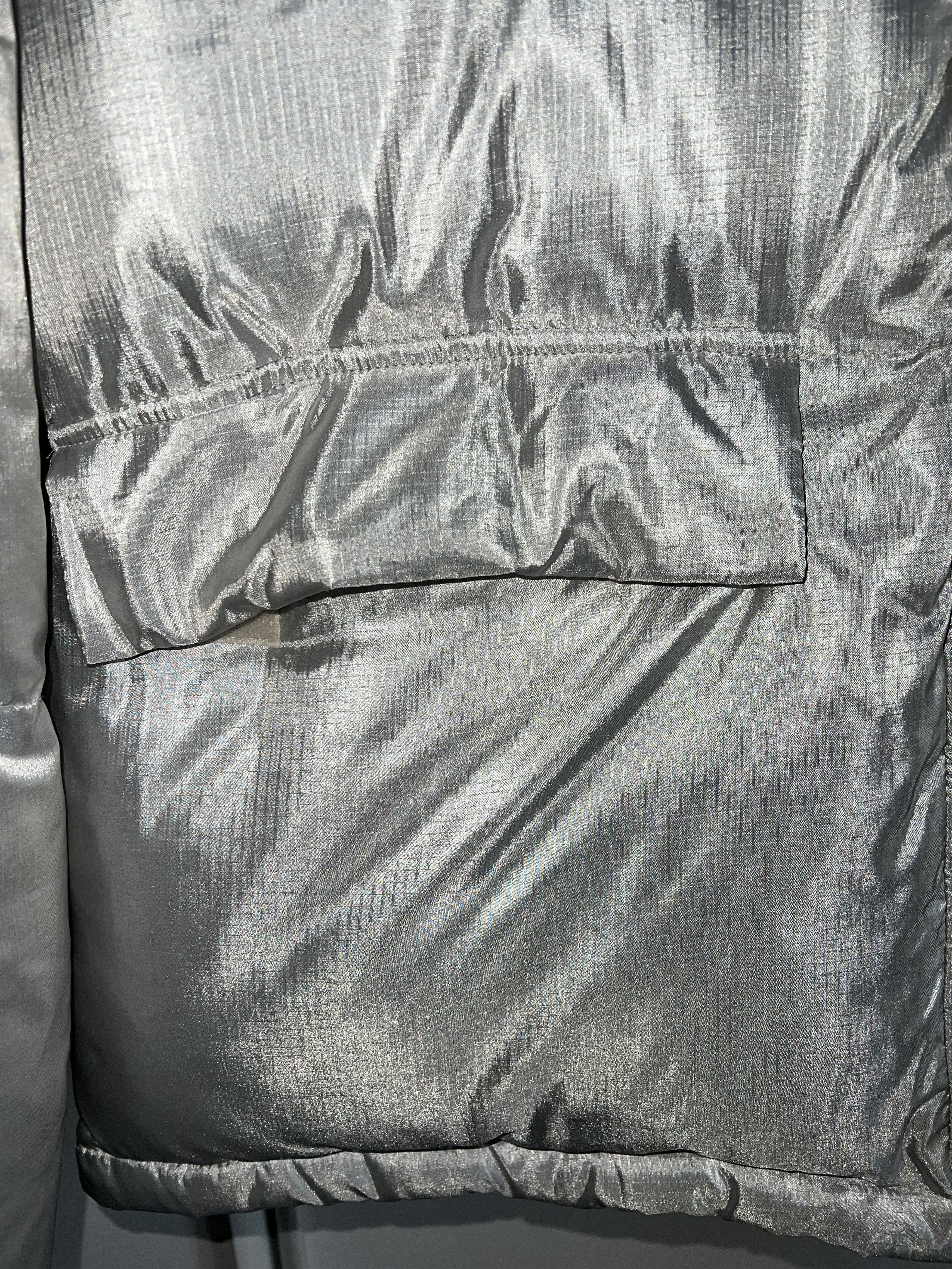 Helmut Lang HELMUT LANG aluminum blend nylon goose puffer 54 Size US L / EU 52-54 / 3 - 5 Thumbnail