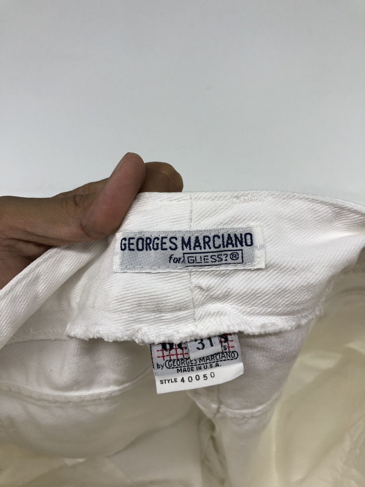 Guess Vintage Guess Georges Marciano White Jeans Size 25" / US 0 / IT 36 - 18 Thumbnail