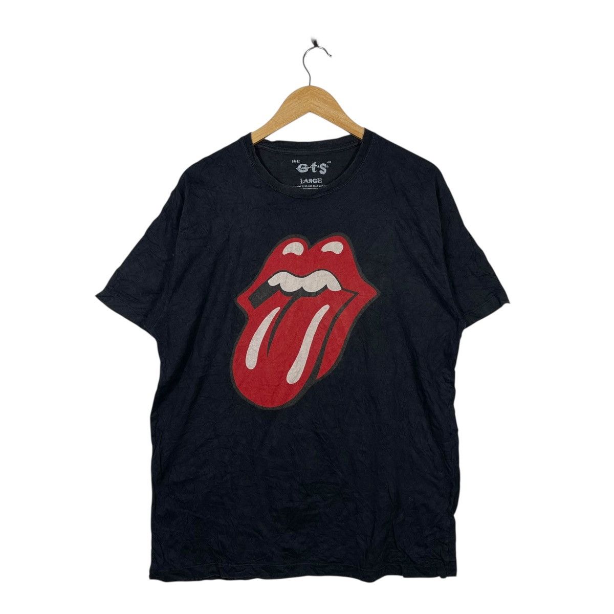 The Rolling Stones Rolling Stones Tongue Logo Band T-Shirt Black Graphic Tee Size US L / EU 52-54 / 3 - 1 Thumbnail