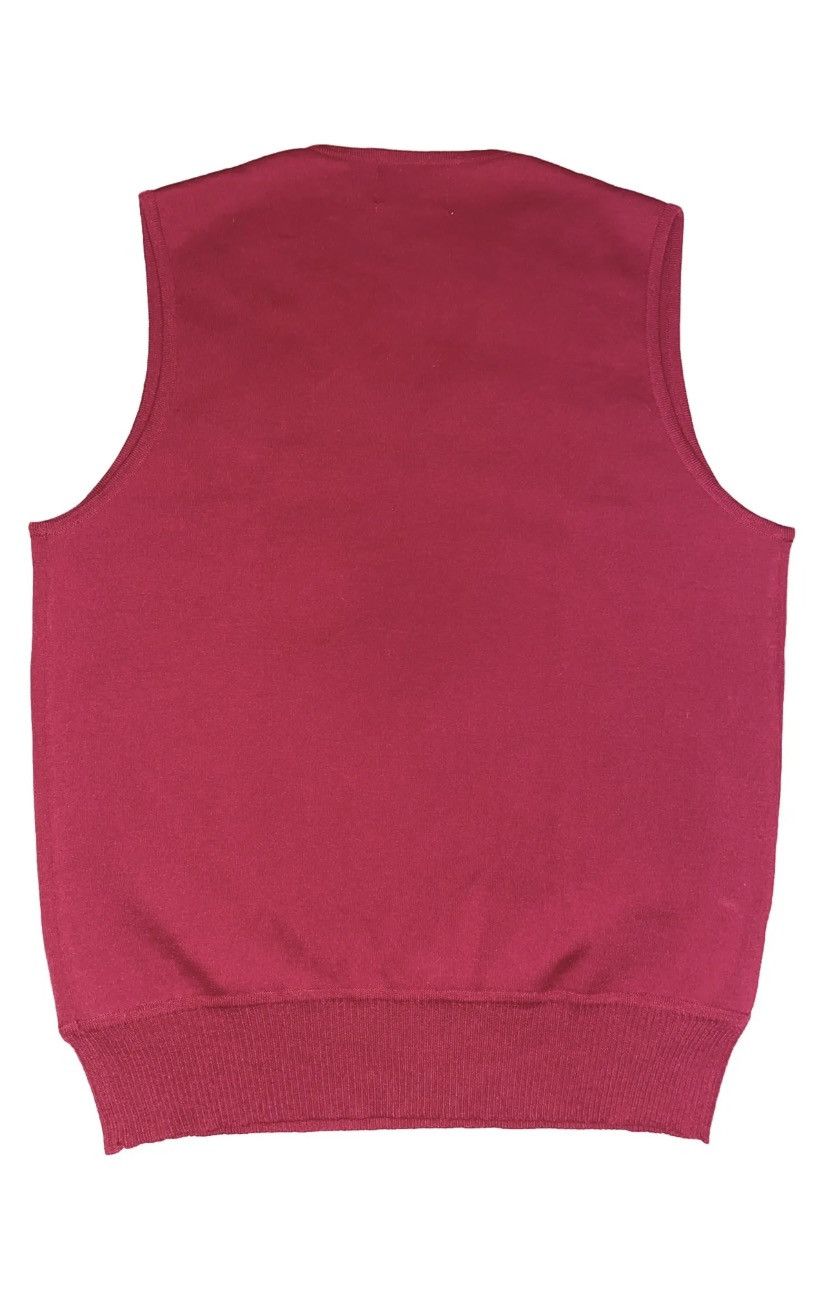 Other Vintage LR II LeRoy 100% Wool Mens Sweater Vest Burgundy M Size US M / EU 48-50 / 2 - 2 Thumbnail