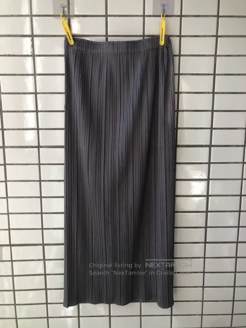 Issey Miyake Issey Miyake size:1 Gray Midi Skirt Size 31" - 1 Thumbnail