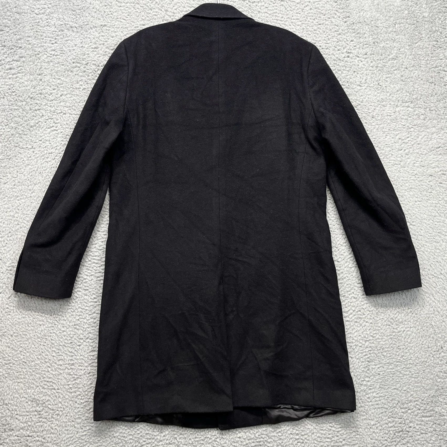 Ralph Lauren Lauren Ralph Lauren Coat Mens 44L Black Wool Cashmere Blend Overcoat Lined Size US S / EU 44-46 / 1 - 6 Thumbnail