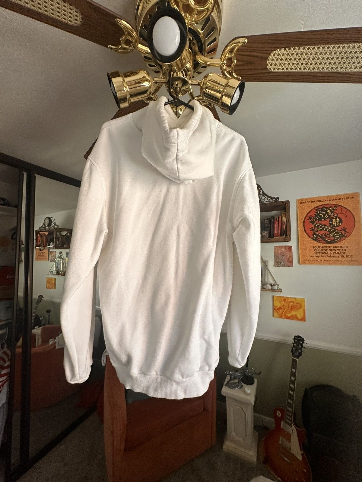 H&M H&M White Hoodie Size US M / EU 48-50 / 2 - 2 Thumbnail