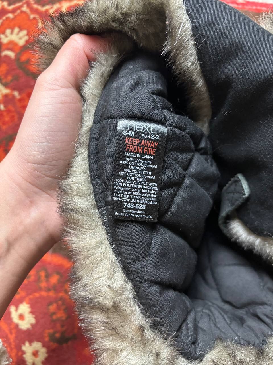 Hysteric Glamour × Vintage Vintage Y2K Japanese brand Ushanka Active opium black fur Size ONE SIZE - 6 Thumbnail