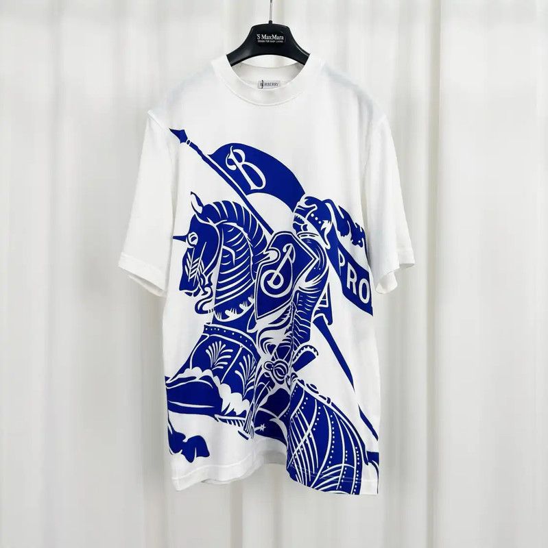 Burberry Burberry Men's Summer Cotton Logo T-Shirt Size US M / EU 48-50 / 2 - 1 Thumbnail