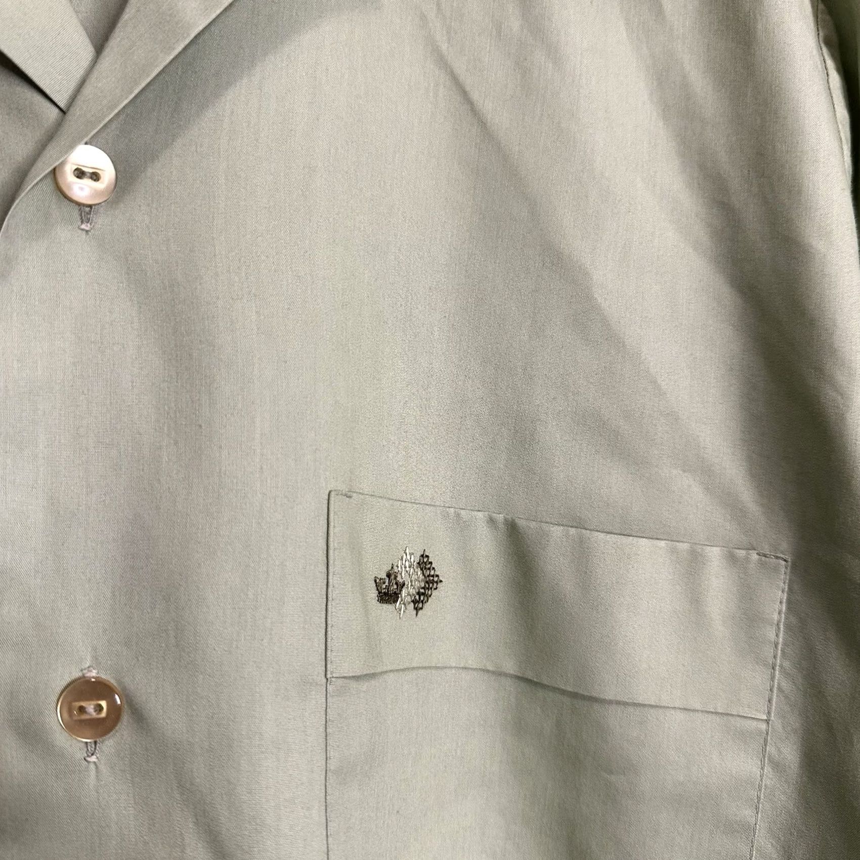 Vintage VINTAGE Signature Fashions Men’s Button Up Shirt Green Embroidered Small Size US S / EU 44-46 / 1 - 2 Thumbnail
