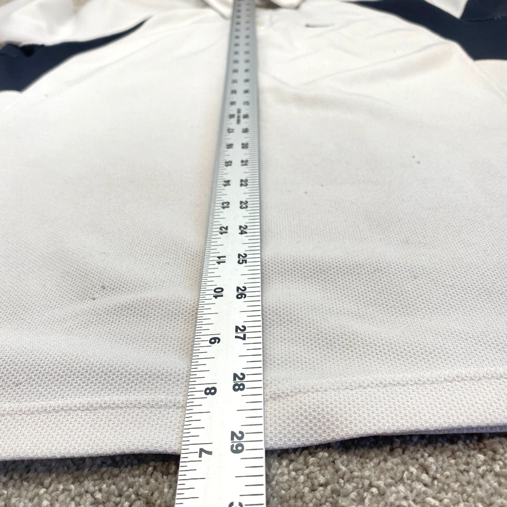 Nike Nike Team Polo Shirt Men's M Dri-Fit Short Sleeve White Black Trim Golf Size US M / EU 48-50 / 2 - 6 Thumbnail