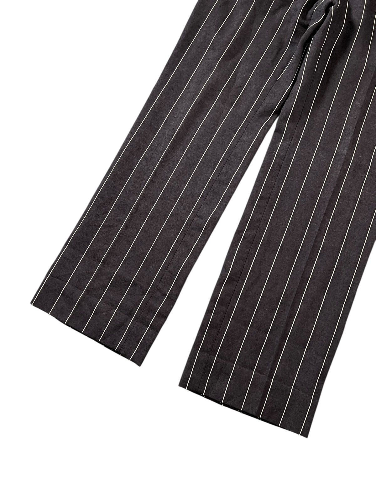 Costume National Costume National Homme Adjustable Waist Stripes Wool Pants Size US 34 / EU 50 - 4 Thumbnail