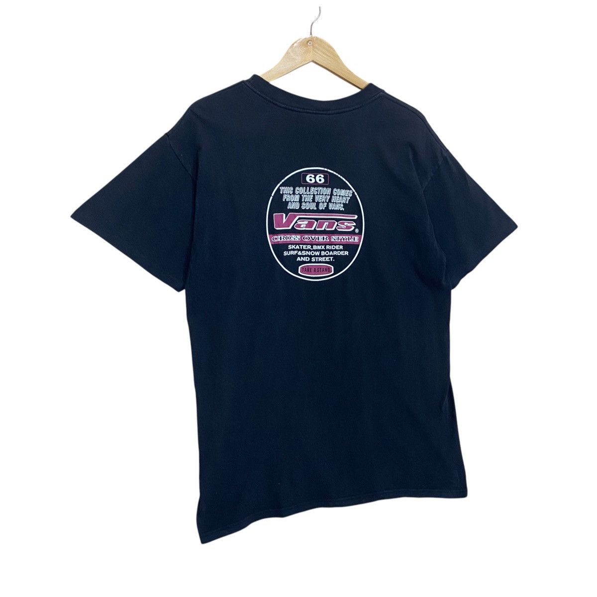 Vans × Vintage × Welcome Skateboards Vintage Vans Big Logo Shortsleeve Tee Size US M / EU 48-50 / 2 - 2 Thumbnail