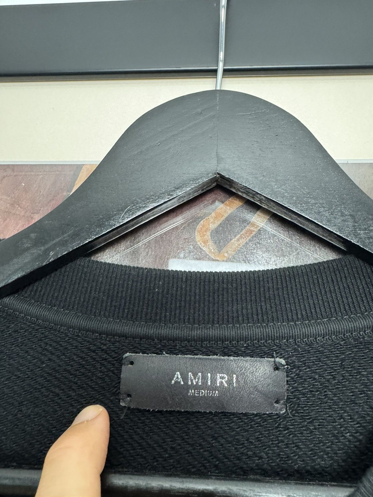 Amiri SS22 Amiri Black Coffee Las Vegas Designer Crewneck Event Size US M / EU 48-50 / 2 - 4 Thumbnail