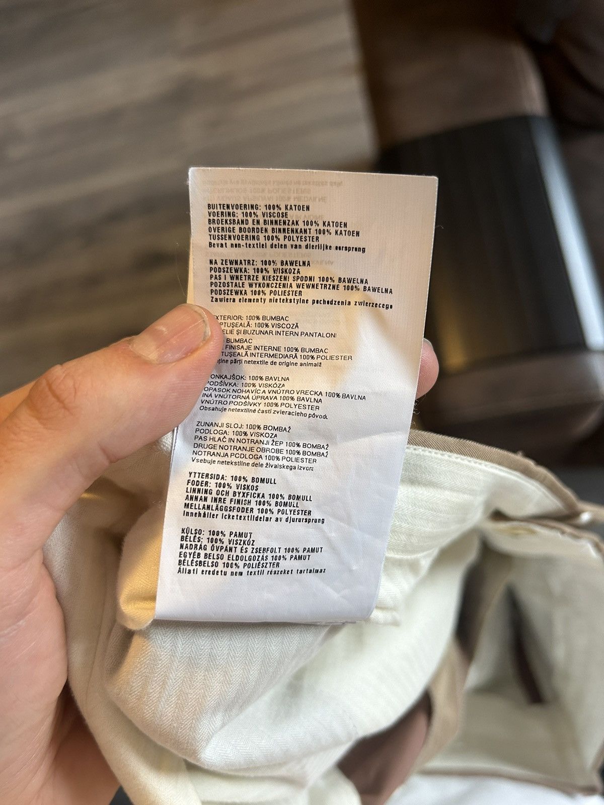 Prada Prada Khaki Cotton Trousers - Size 54 Size US 38 / EU 54 - 19 Thumbnail