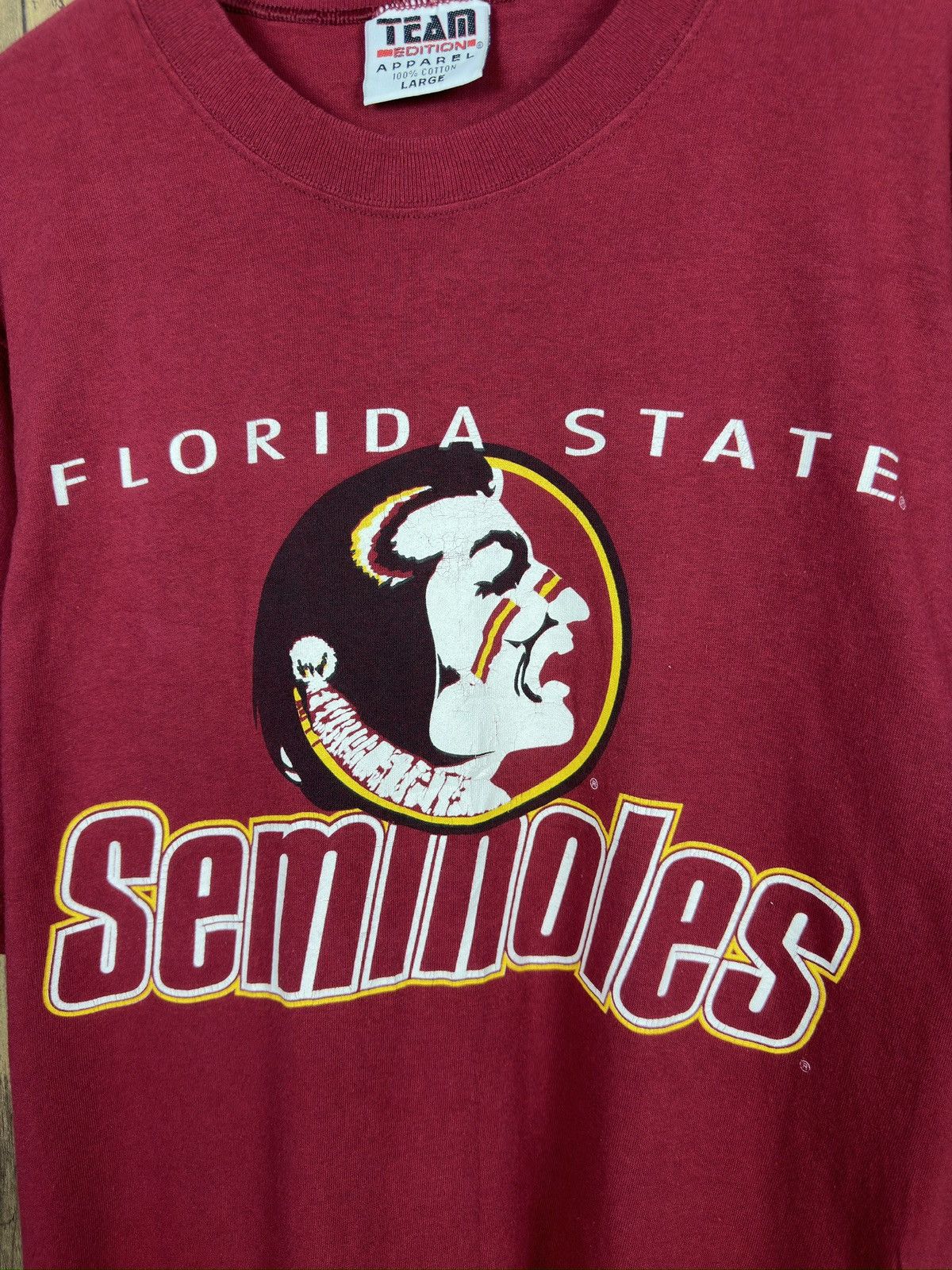 NCAA Vintage NFL Florida State Seminoles Tshirt A282 Size US M / EU 48-50 / 2 - 3 Thumbnail
