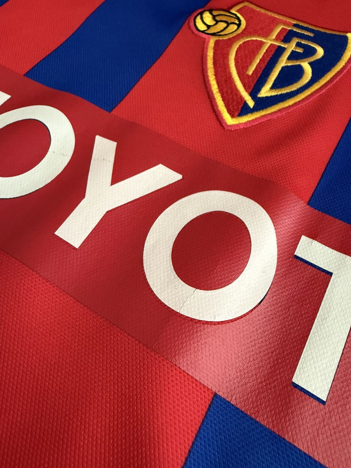 Nike FC Basel 2001-02 Home Shirt #13 GIMENEZ MATCH ISSUE UI CUP Size US XL / EU 56 / 4 - 4 Thumbnail