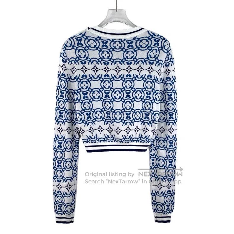 Louis Vuitton Louis Vuitton 23 color-block logo cotton crewneck long-sle Size XS / US 0-2 / IT 36-38 - 2 Thumbnail