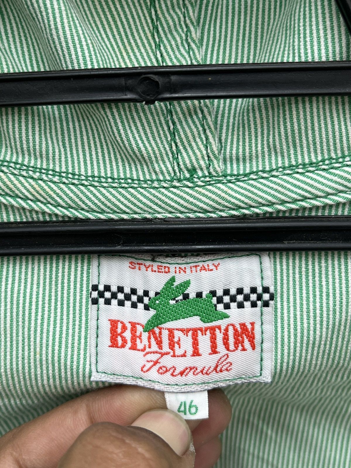 United Colors Of Benetton 🔥🔥🔥STEALS VTG BENETTON FORMULA ONE WORLD RACE CHAMPIONSHIP Size US S / EU 44-46 / 1 - 8 Thumbnail