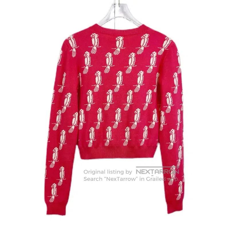 Miu Miu Miu Miu Red Sweater for Spring and Autumn . Size S / US 4 / IT 40 - 2 Thumbnail