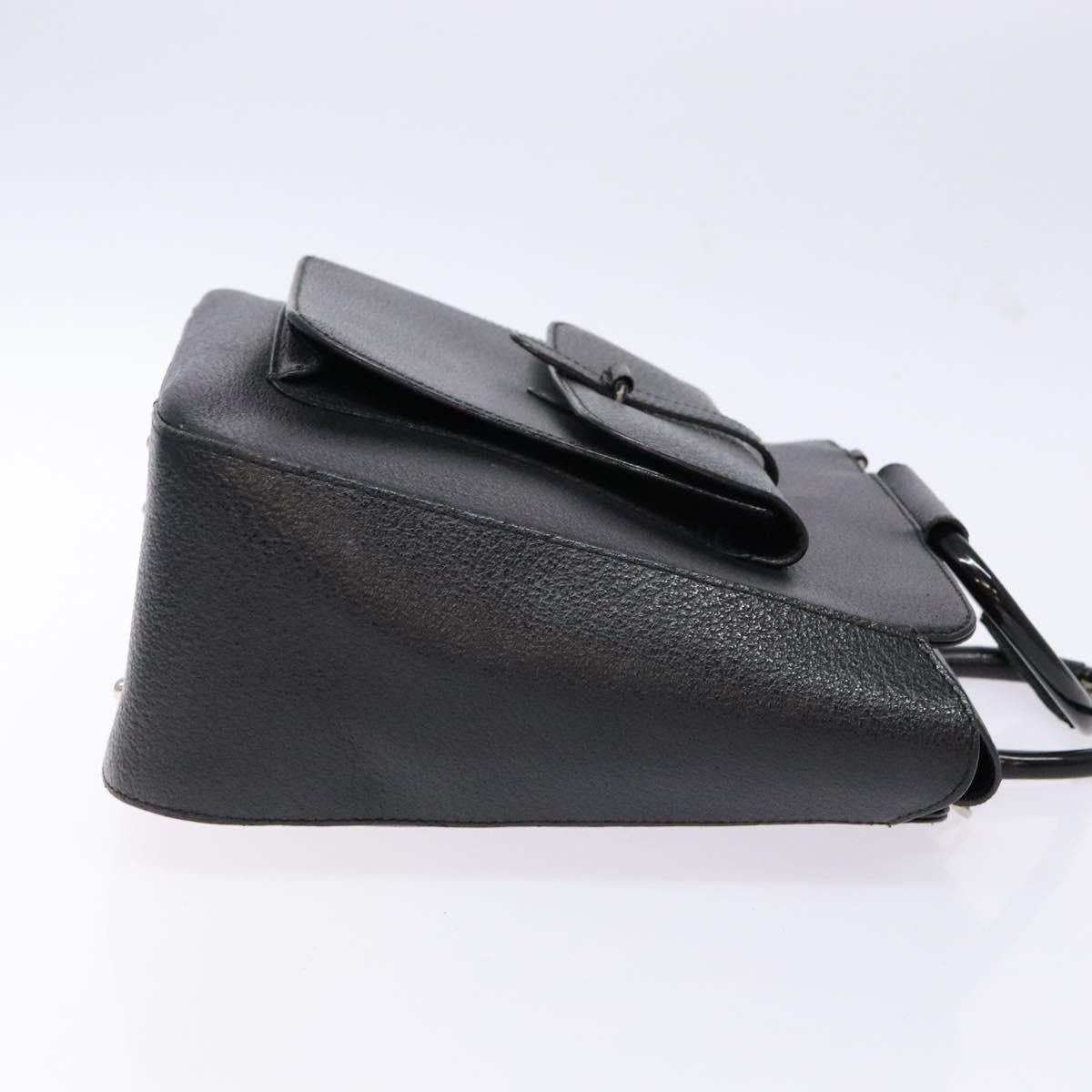 Gucci GUCCI Handbag Leather Black Silver 000 2058 0307 5 Size ONE SIZE - 4 Thumbnail