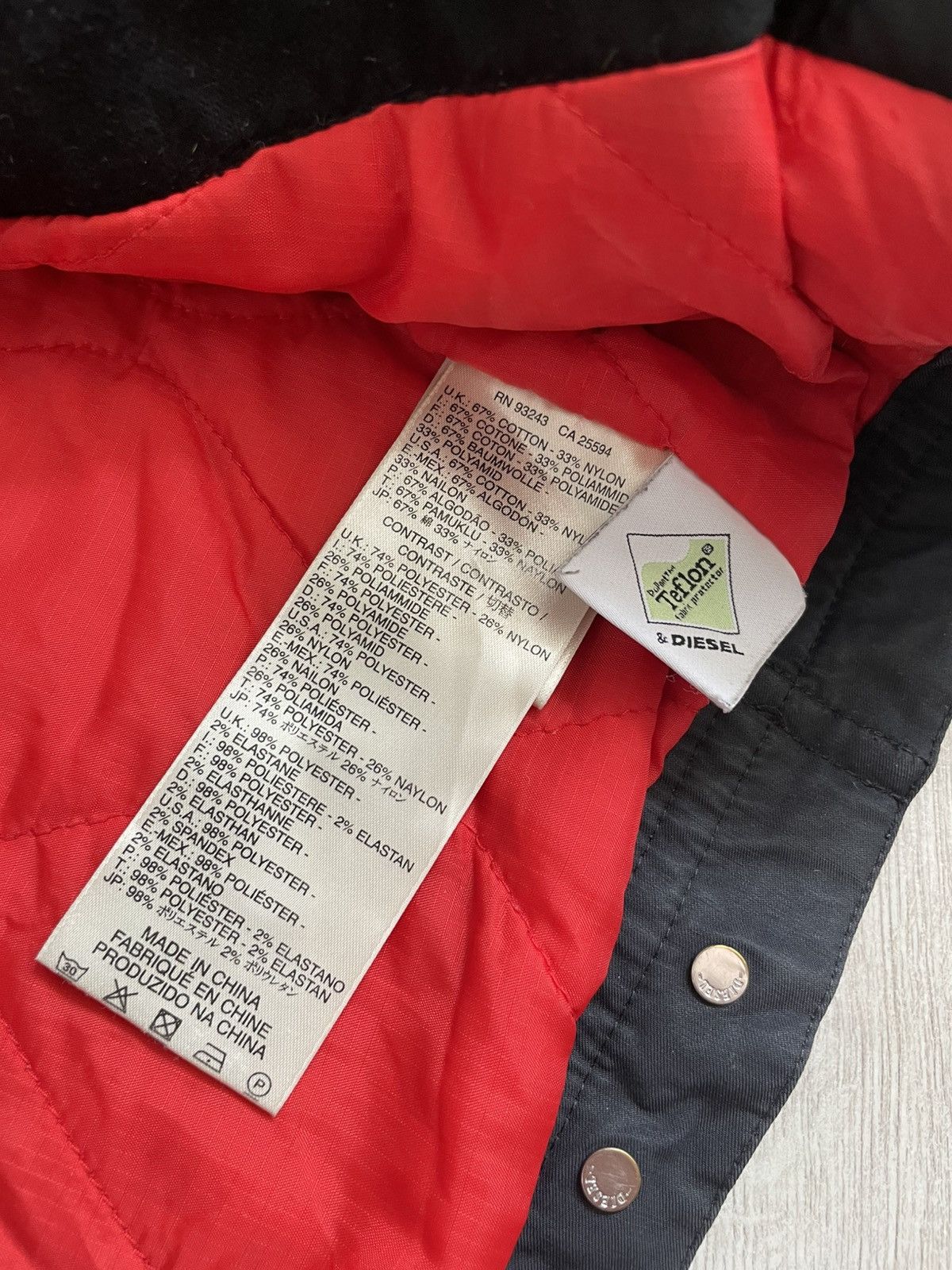 Vintage Diesel Industry Jacket Nylon Y2k Cyber Streetwear