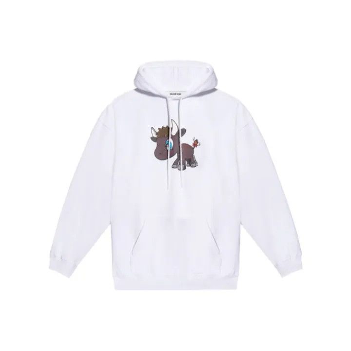 Balenciaga Balenciaga Cartoon Print Hoodie for Men and Women Size US S / EU 44-46 / 1 - 1 Thumbnail