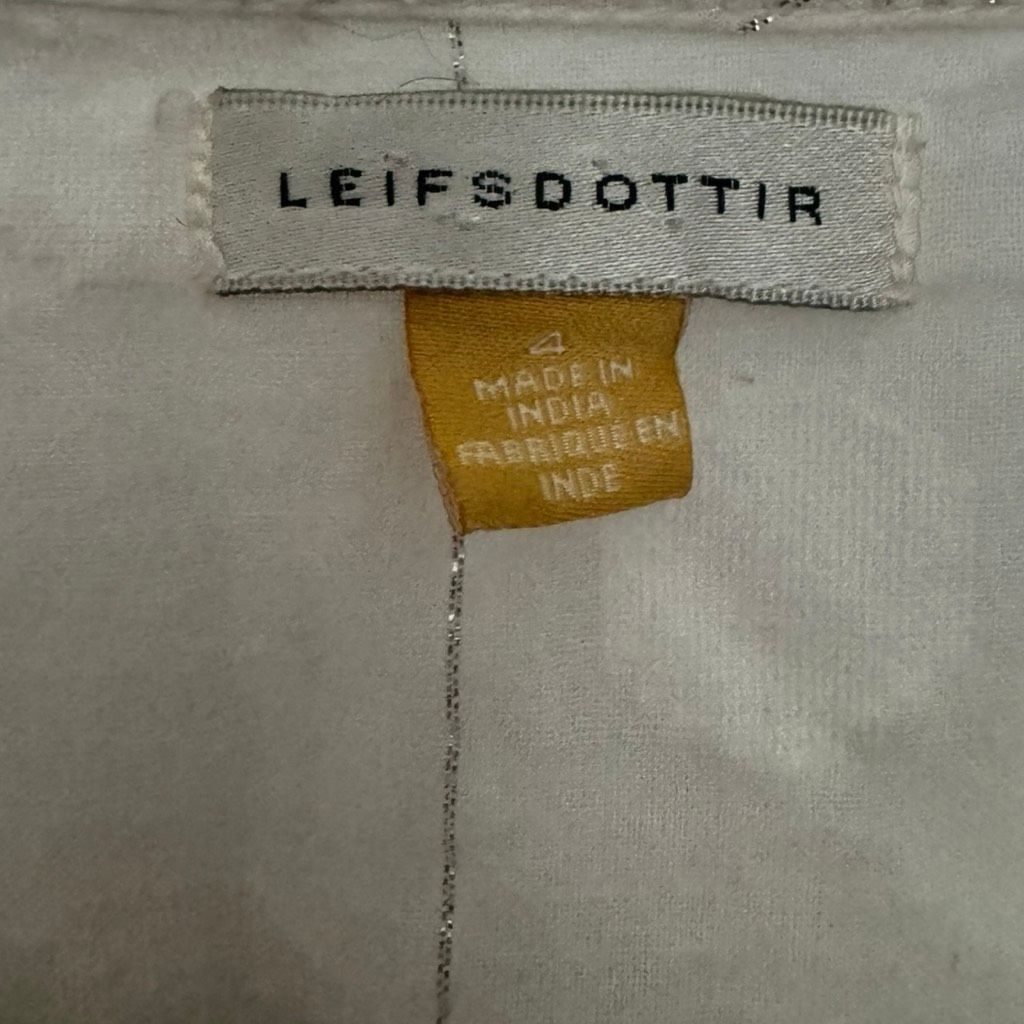 Anthropologie Leifsdottir Anthropologie White Cotton Serein Embroidered Pe Size S / US 4 / IT 40 - 7 Thumbnail