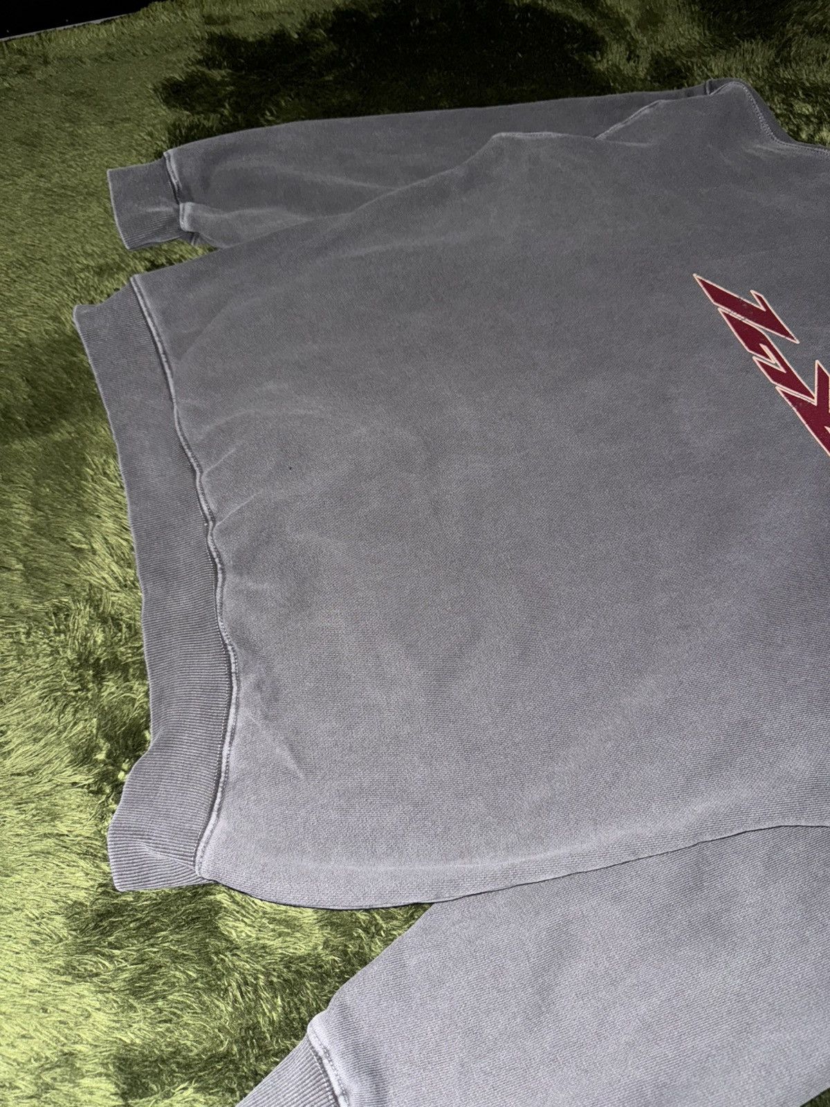 Japanese Brand [50] FUTURE LAB BJORK Parody Vintage Washed Hoodie Charcoal Size US XL / EU 56 / 4 - 9 Thumbnail