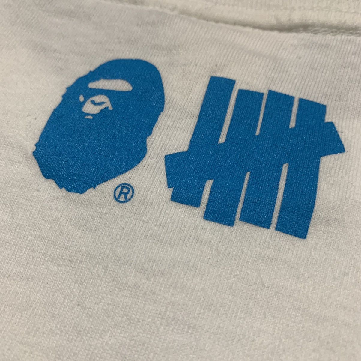 Bape Bape Large Undefeated Surfing Ape Head White A Bathing Tee Size US L / EU 52-54 / 3 - 5 Thumbnail