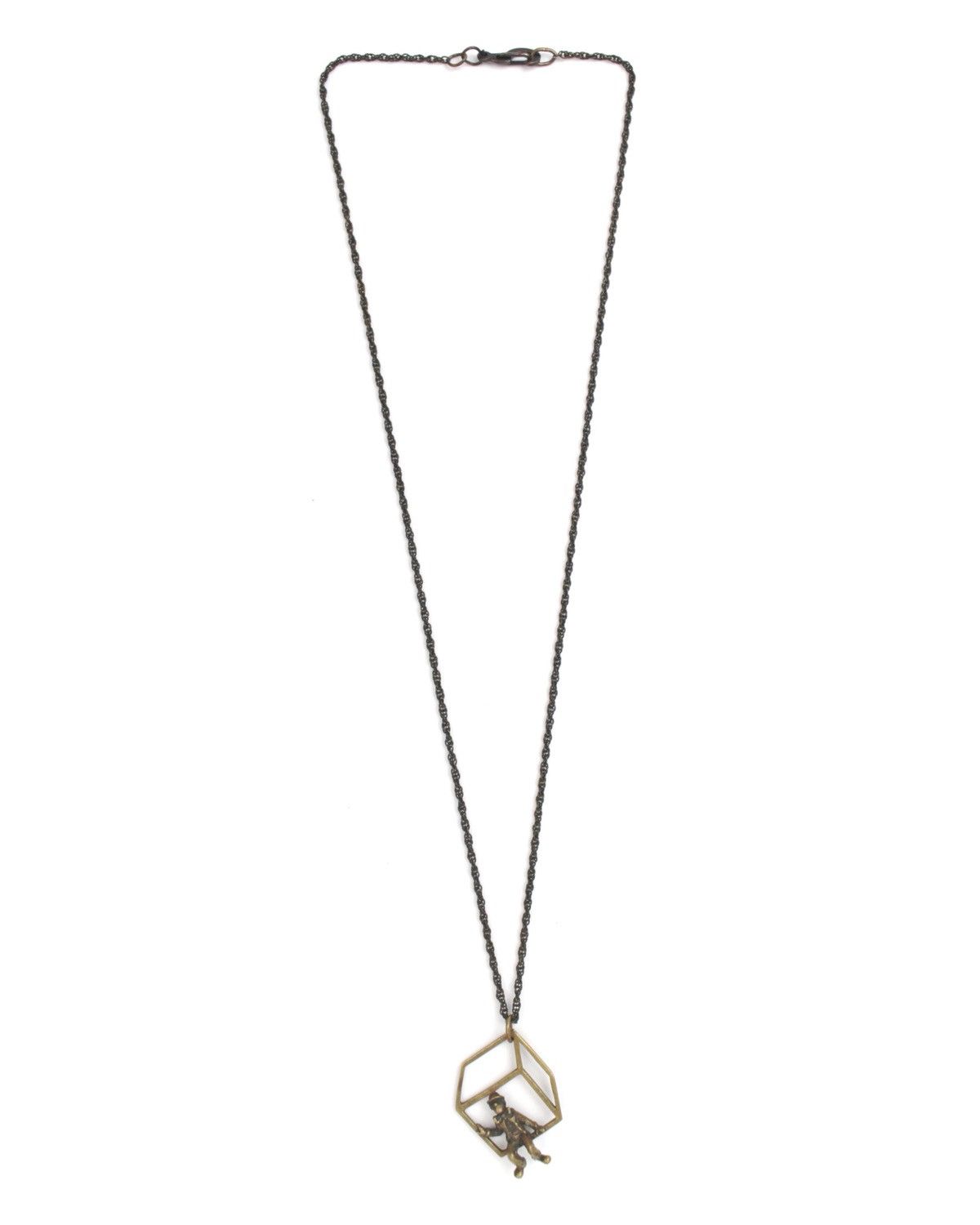 Hysteric Glamour 2000S JAPANESE MADE FLOATING CUBE FIGURE PENDANT NECKLACE Size ONE SIZE - 2 Thumbnail