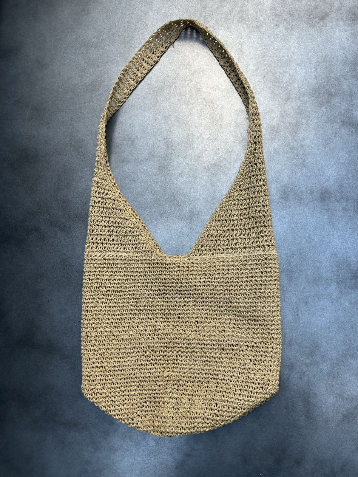 Japanese Brand Rattan Hobo Bag Straw Weave Cross Body Woven Messenger Tote Size ONE SIZE - 6 Thumbnail