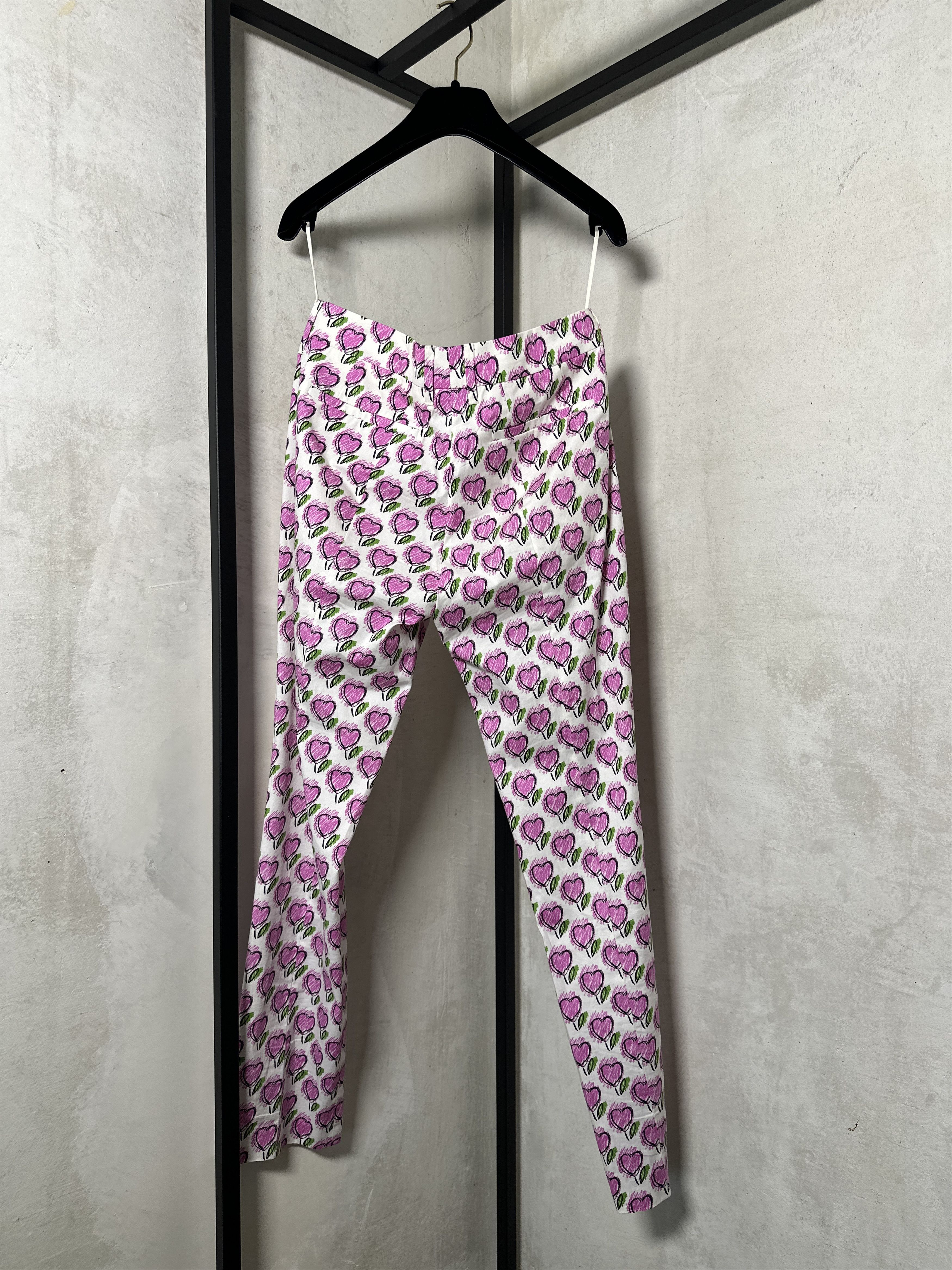 Prada Prada Heart Print 3/4 Pants Size 30" / US 8 / IT 44 - 3 Thumbnail