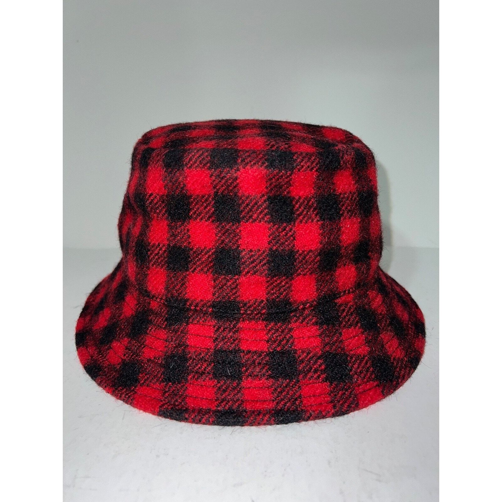 Celine Celine Paris Checkered Check Wool Sun Fall Bucket Hat M Size ONE SIZE - 6 Thumbnail