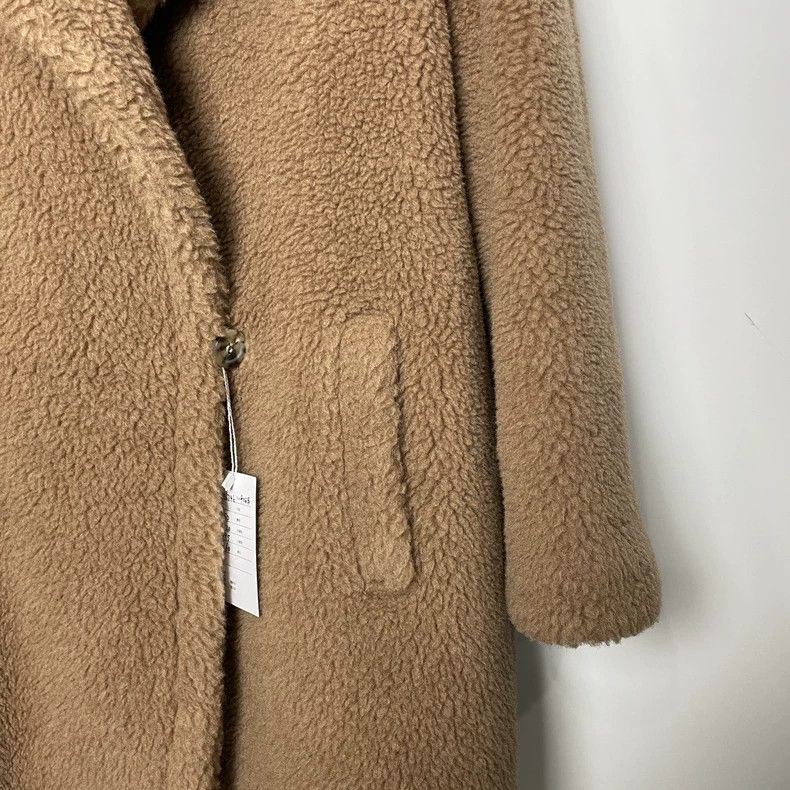 Other Max Mara Camel hair and silk solid single button coat Size M / US 6-8 / IT 42-44 - 4 Thumbnail