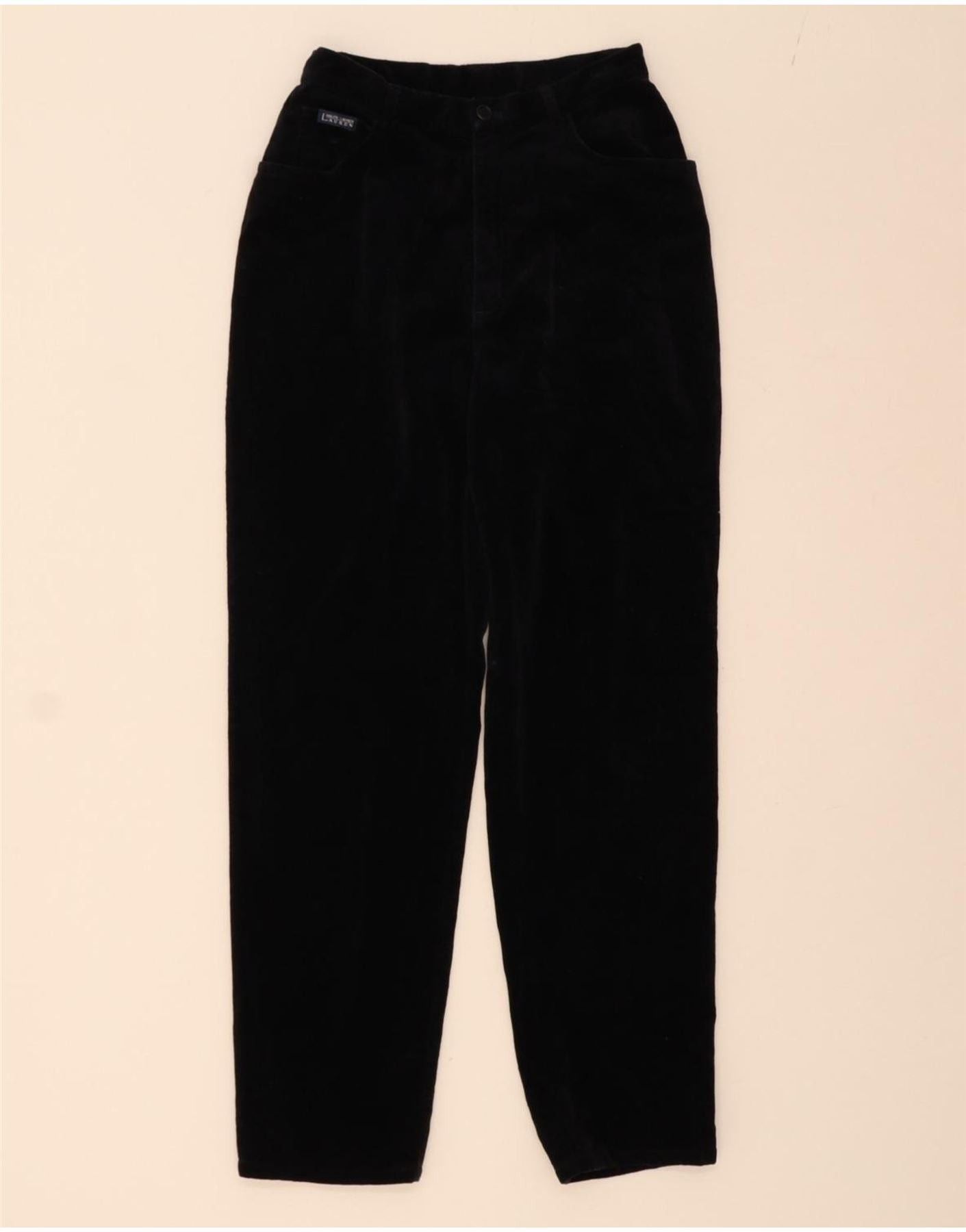 Ralph Lauren Womens Tapered Casual Trousers US 4 Small W26 L28 Navy Blue Size 25" / US 0 / IT 36 - 1 Thumbnail