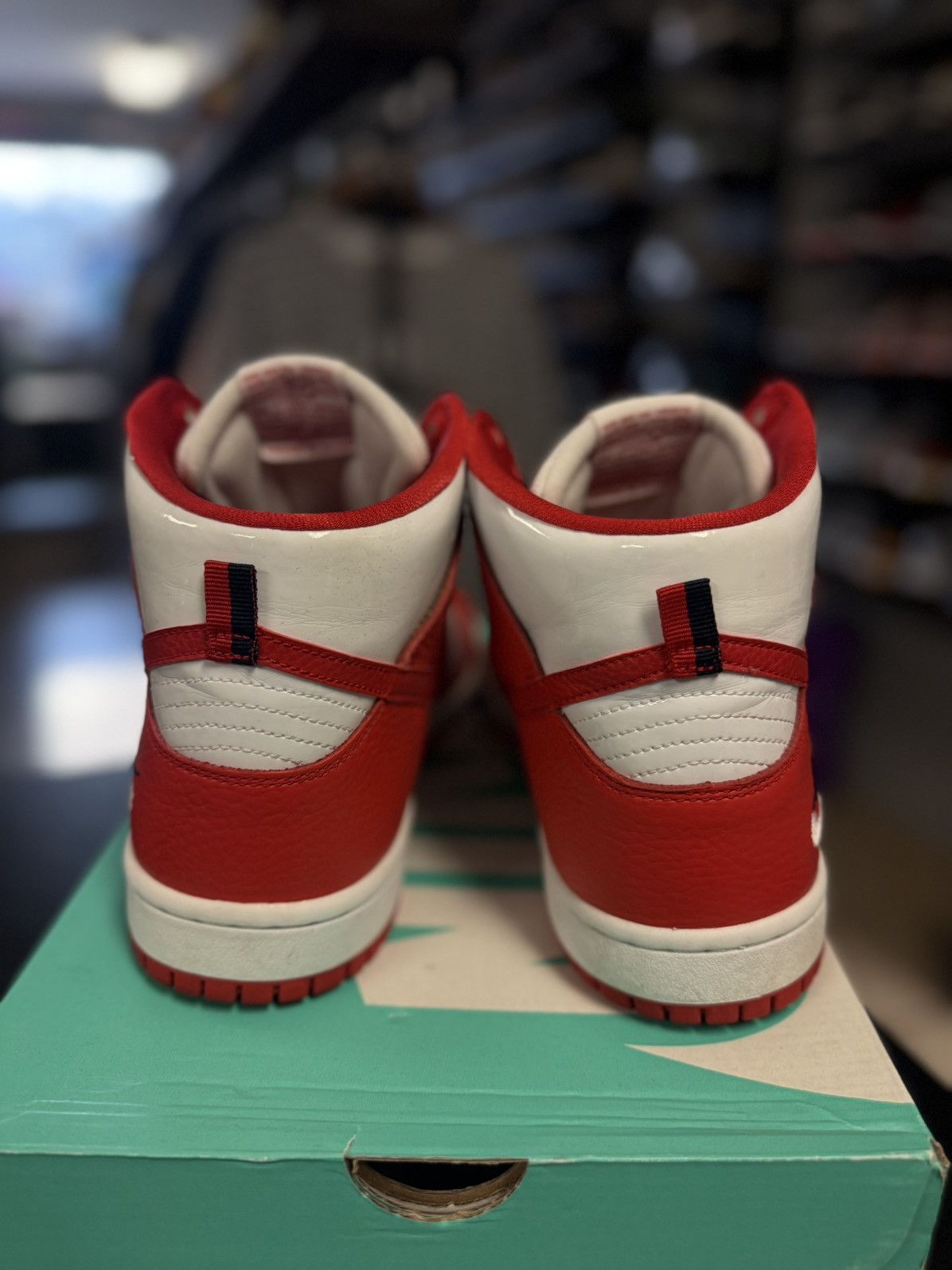 Nike NIKE SB ZOOM DUNK HIGH PRO "FUTURE COURT" UNIVERSITY RED Size US 11 / EU 44 - 4 Thumbnail